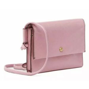 Hobo Bemuse Crossboy Leather Bag in Lilac Pink